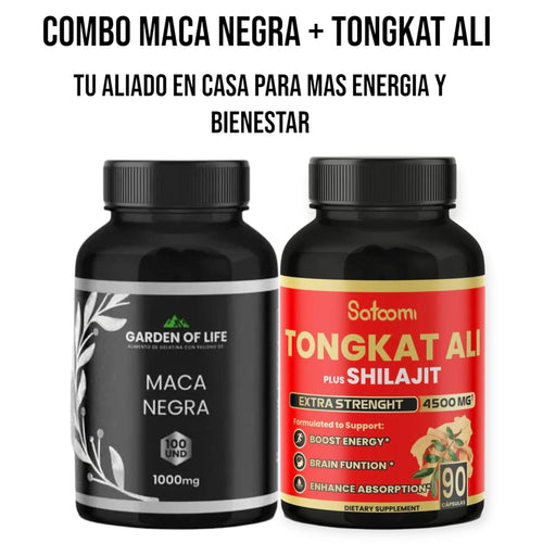 COMBO MACA NEGRA + TONGKAT ALI