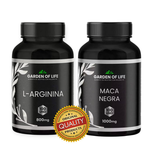 COMBO MACA NEGRA + L ARGININA